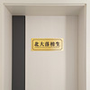 Female star lounge dormitory door card personality creative room cute and funny production bedroom door identification wall sticker
