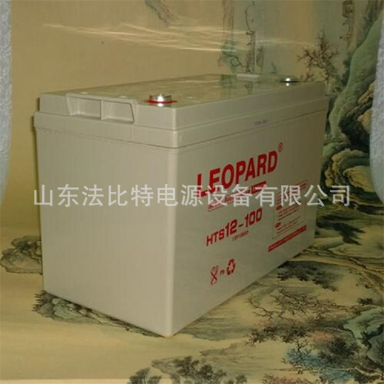美洲豹铅酸蓄电池HTS12-100免维护12V100AH储能电源UPS不间断电源