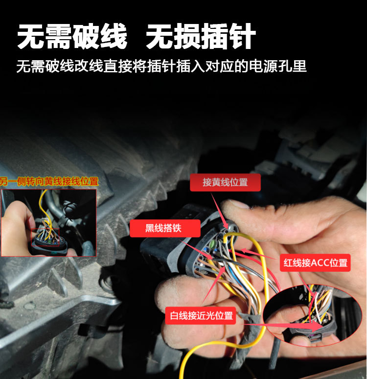 Suitable for 23-25 Volkswagen Sagitar Modified Led Daytime Running Lights Special Daytime Running Lights Fog Light Frame Decorative Lights