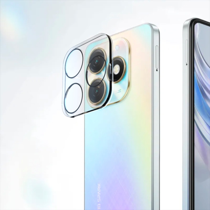 Aplicable a Infinix inteligente 8 HD Cámara protector 3D Lente de Cristal transmisión película caliente 40 pro