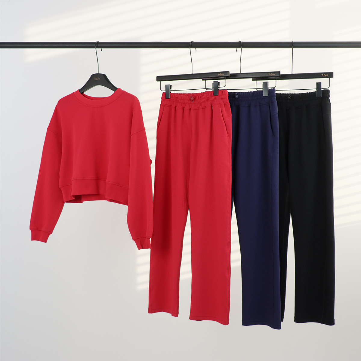 [in Stock] Ld Ovz Short Sweatshirt Set for Women, Versatile High-Neck Hoodie Jacket, Autumn Yoga Sports Sweatshirt