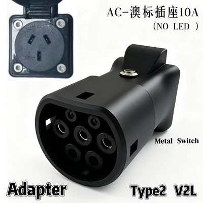 Elektrikli avtomobil şarj stansiyaları: Vehicle-End European Standard and American - female-fdms-australian-standard-without-light