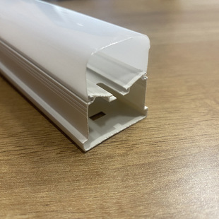T5 Lamp Pc Extruded Milky White Profile High Transmittance Pc Cover Extruded Anti-Uv Card Slot Anti-Glare Led