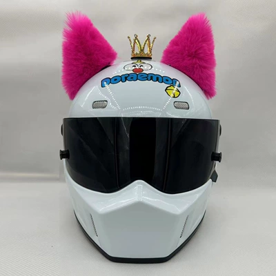 Crowns for Motorcycles and Electric Vehicles, Motosiklet dəbilqələri - rose-red
