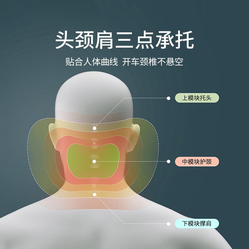 (2개) 자동차 머리 받침 요추 목 베개 카시트 허리 베개 카시트 쿠션 자동차 시트 쿠션 자동차 요추 쿠션 베개