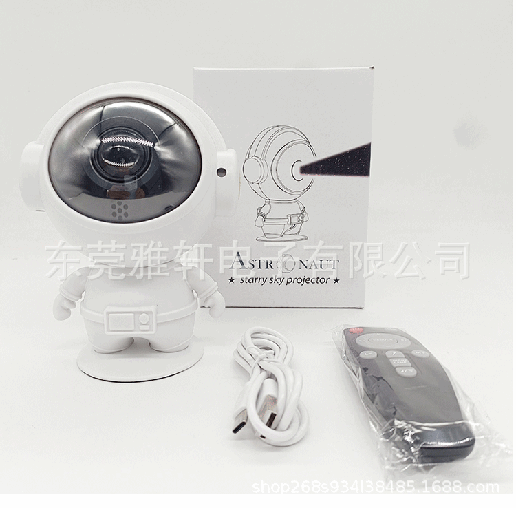 Transfronterizo de audio Bluetooth astronauta cielo estrellado lámpara de proyección Cielo estrellado control remoto atmósfera luz nocturna astronauta luz láser