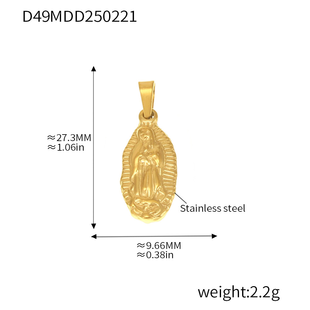 Europa y América de moda DIY accesorios colgante colección red de acero inoxidable 18K joyas collares de oro real al por mayor