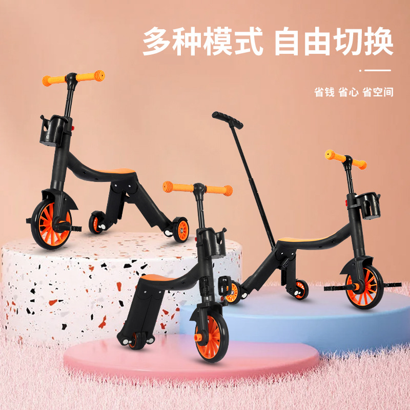 3 - en - 1 scooter para bebés, patinaje, triciclo para niños, carro de equilibrio, carro