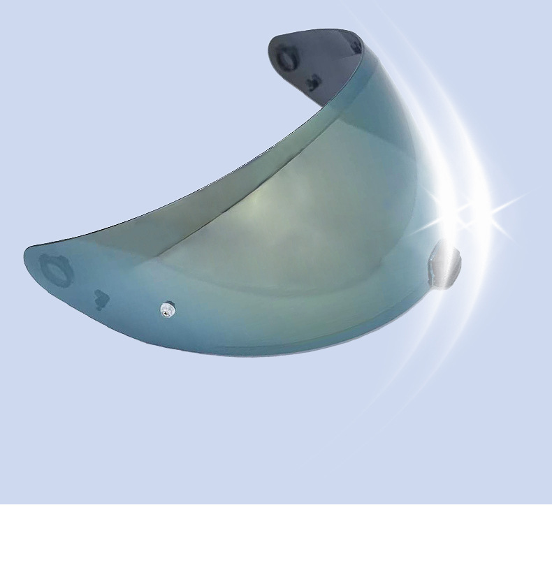 Hj31 Helmet Lens I70 I10 Full-Face Helmet Anti-Wind and Sand Discoloration Day and Night Universal Mask Anti-Fog Motorcycle Accessories