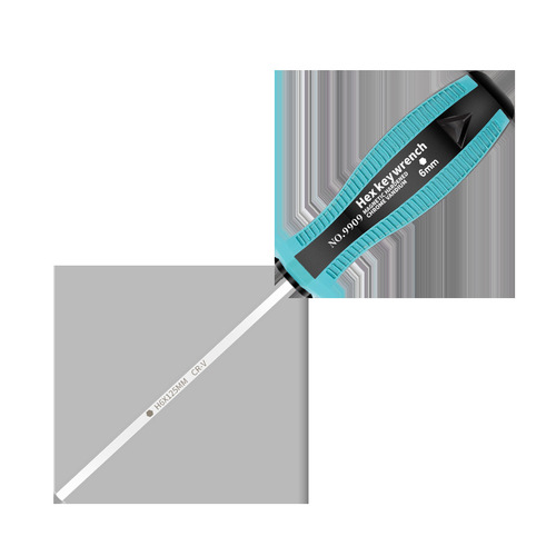 Straight handle hexagonal screwdriver hexagonal wrench single color strip with handle 1.5 2 2.5 3 4 5 6 mm