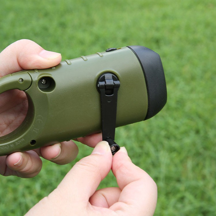 Travel logic small handheld flashlight solar-powered