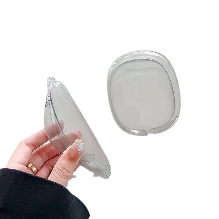 Para AirPodsMax, cubierta protectora de auriculares grandes, cubierta transparente TPU, cubierta de auriculares multicolor a prueba de caídas