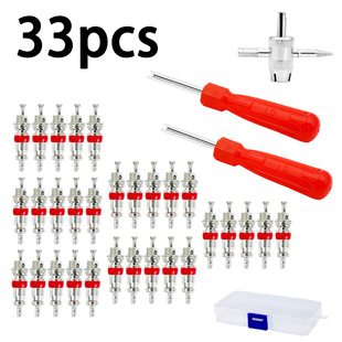 Car Tire Valve Core Set Tool Set, Twist Core Tool, Four-In-One Valve Core Tool, Valve Core Key