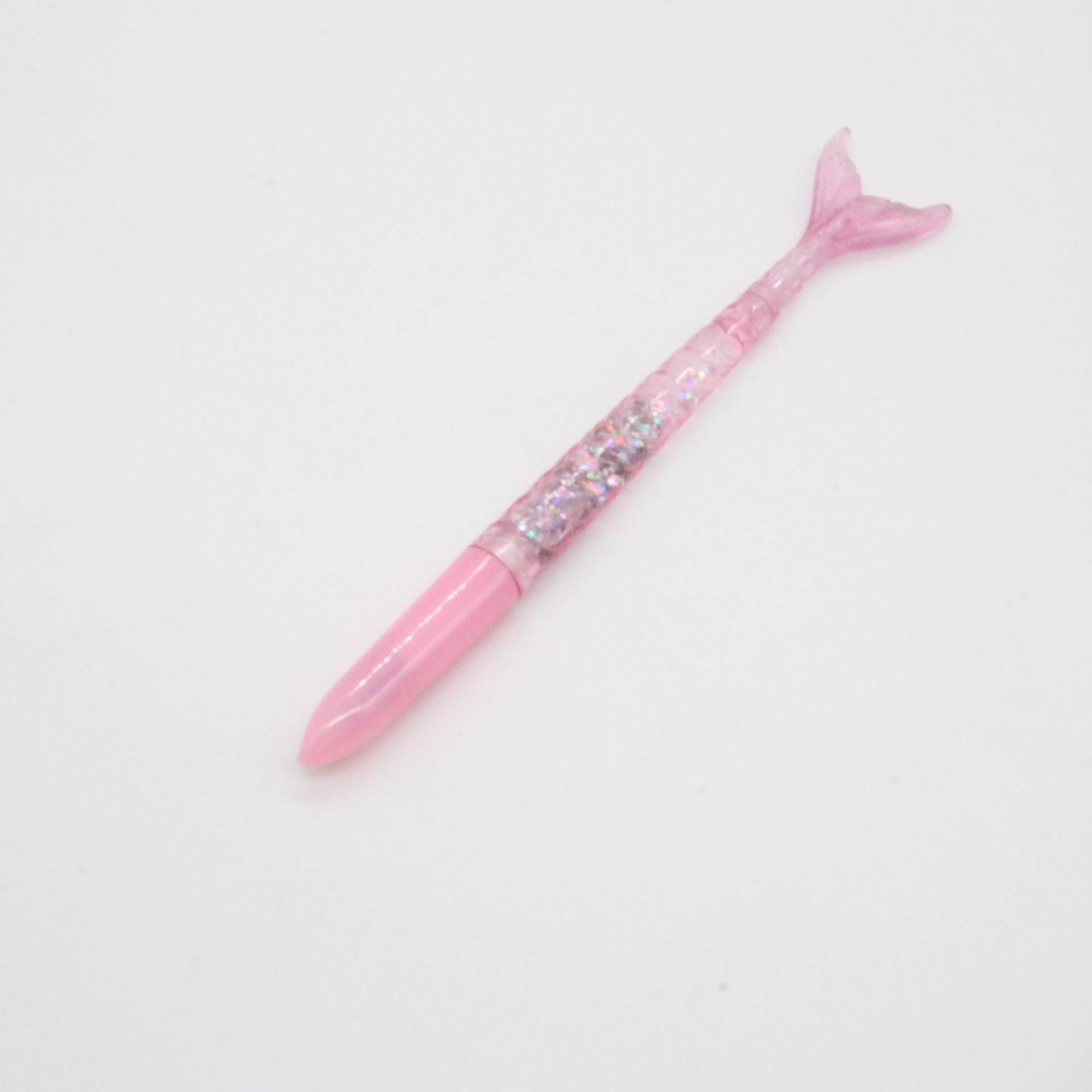 Pluma de plástico sirena bolígrafo de dibujos animados pluma de gel pluma Linda pluma estudiante pluma regalo pluma en stock negro recarga