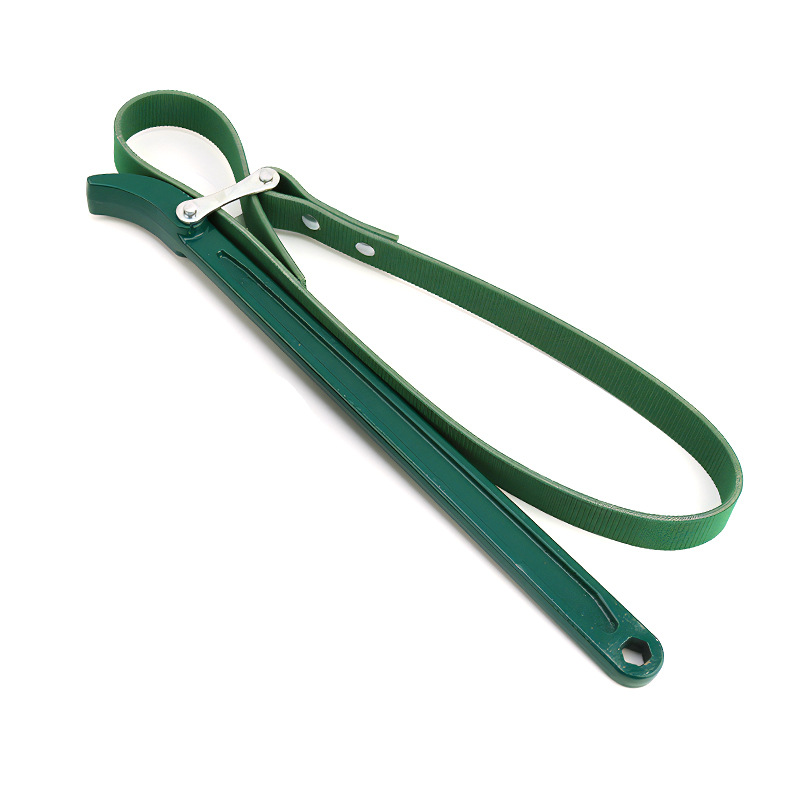 Llave de filtro de máquina InBev Llave de correa dentada Herramienta de elemento de filtro de reparación de automóvil Re de aceite ajustable Cinta de acero