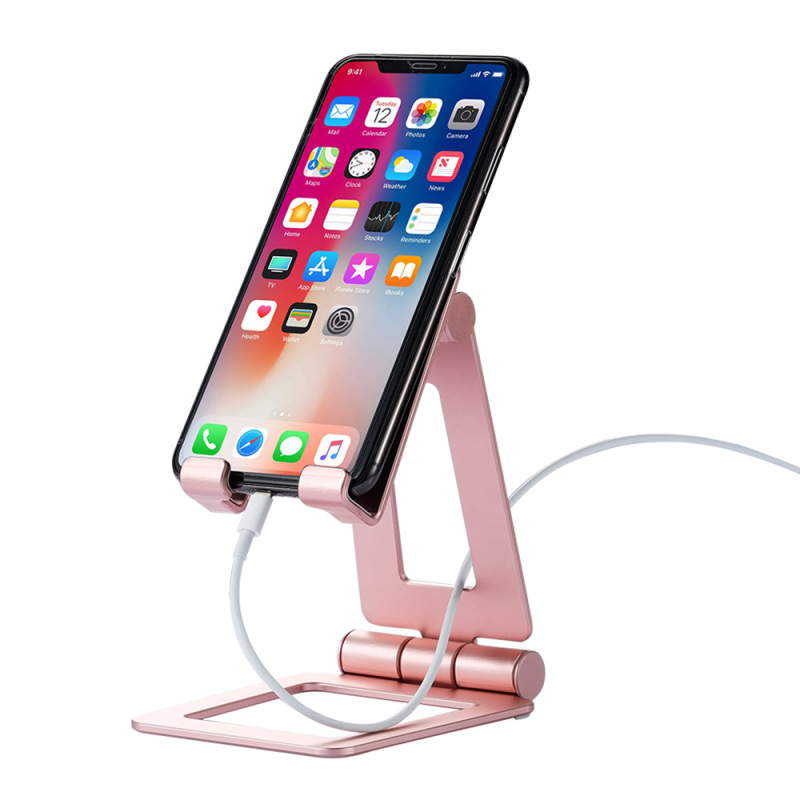 Aluminum Alloy Phone Stand, Customizable with Logo and Design, All-Metal Phone Stand and Tablet Stand
