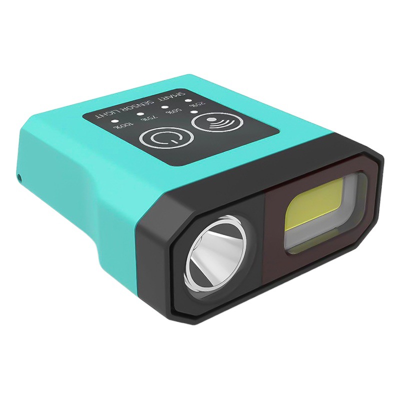 High-end new cap clip light night fishing charging astigmatism induction fishing headlights long-range high-brightness Luya red light