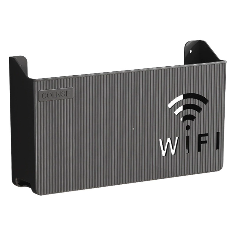 Настенная стойка для хранения WIFI, ящик для хранения маршрутизатора, неперфорированная настенная отделка линии стены гостиной