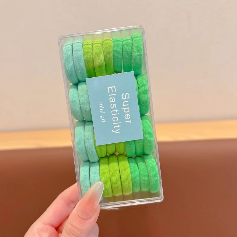 Niños cuerdas de cabello de dopamina de color niñas cuerdas de cabello de correa de cabello anillo de cabello bebé de alta elasticidad no lesiones cabello