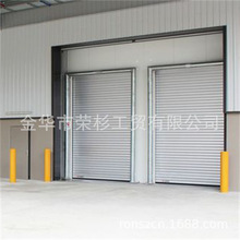 升降卷拉门铝合金车库门电动翻板门螺旋硬质快速卷帘门商铺卷闸门