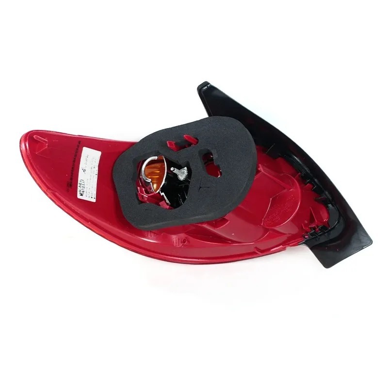 Suitable for Peugeot 206 Tail Light Semi-Assembly, Peugeot 206 Rear Tail Light, Car Tail Light, Rear Light Cover, Tail Light Shell