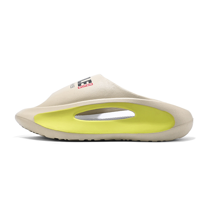 Zapatillas de verano de los hombres al aire libre desgaste de suela gruesa playa antideslizante Coco flip-flops caca sensación deportes al aire libre desodorante sandalias