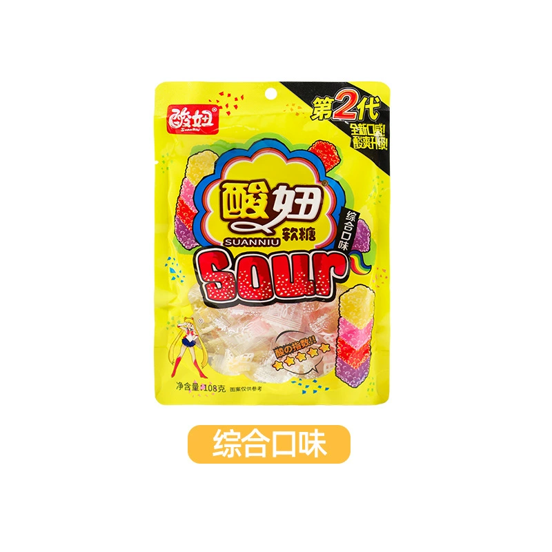 Le Chao Sour Girl Mixed Fruit Sugar 310г Ностальгальные снеки Memories of Memories конфеты