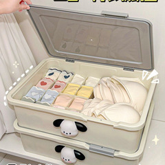 内衣内裤袜子三合一家用收纳盒学生宿舍整理箱贴身衣物分格