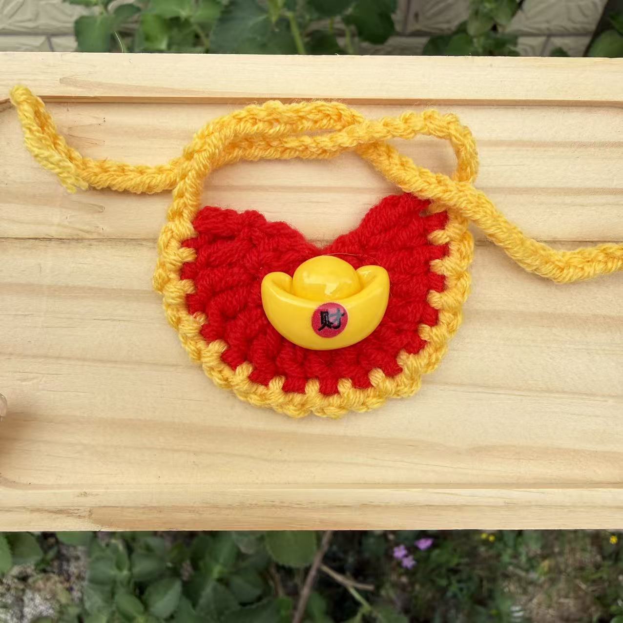 Gorro de peluche terminado, gorro, babero, muñeco de algodón de 12 cm para bebés, lindo.