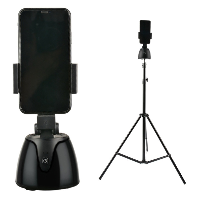 Teléfono móvil con reconocimiento facial inteligente de IA de tres ejes, giro de 360 grados, autorretrato en vivo, seguimiento panorámico, anti-vibración