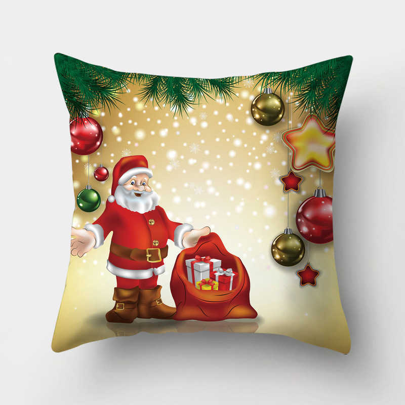 ゴールデンアマゾンtemu新しいクリスマス抱き枕カバー祭りホーム北欧クッションソファリビングクッションカバー|undefined