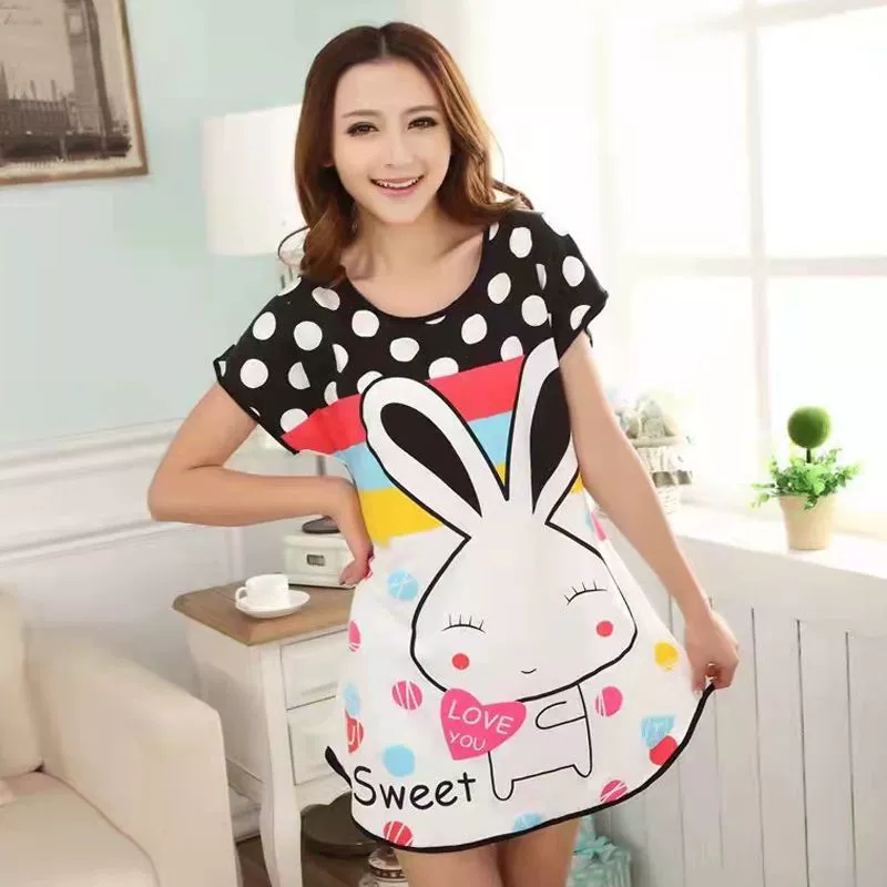 Top with cups, summer pijama, lace cute skirt, with short sleeve, internet celebrity
