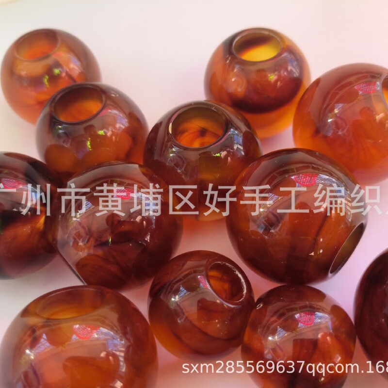 Amber Oversized Empty Beads High Quality Tortoiseshell Acrylic Round Beads Large Large Hole Acrylic Amber Beads Amber Oversized Empty Beads High Quality Tortoiseshell Acrylic Round Beads Large Large Hole Acrylic Amber Beads