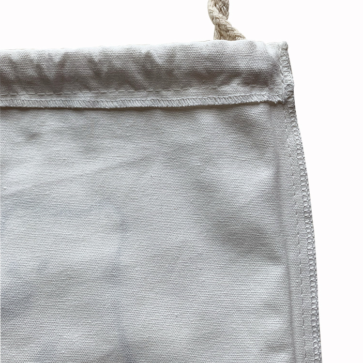 定做服装内衣白色8安帆布束口袋