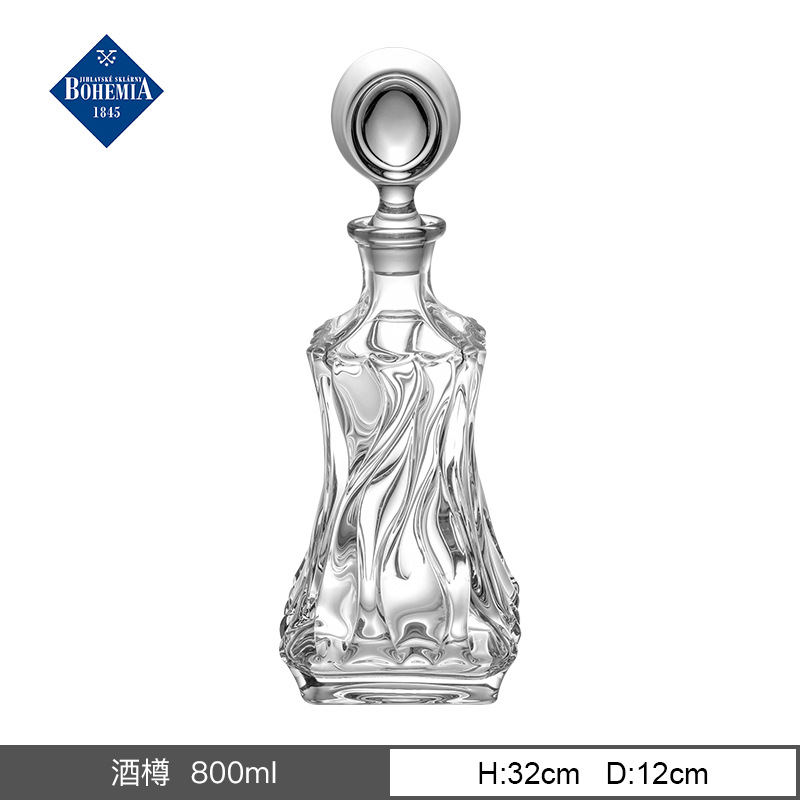 Juego de vasos de whisky de cristal importado de la República Checa, diseño retro tallado, estilo de lujo ligero, para bar en casa, venta al por mayor de artículos para vino. image 8