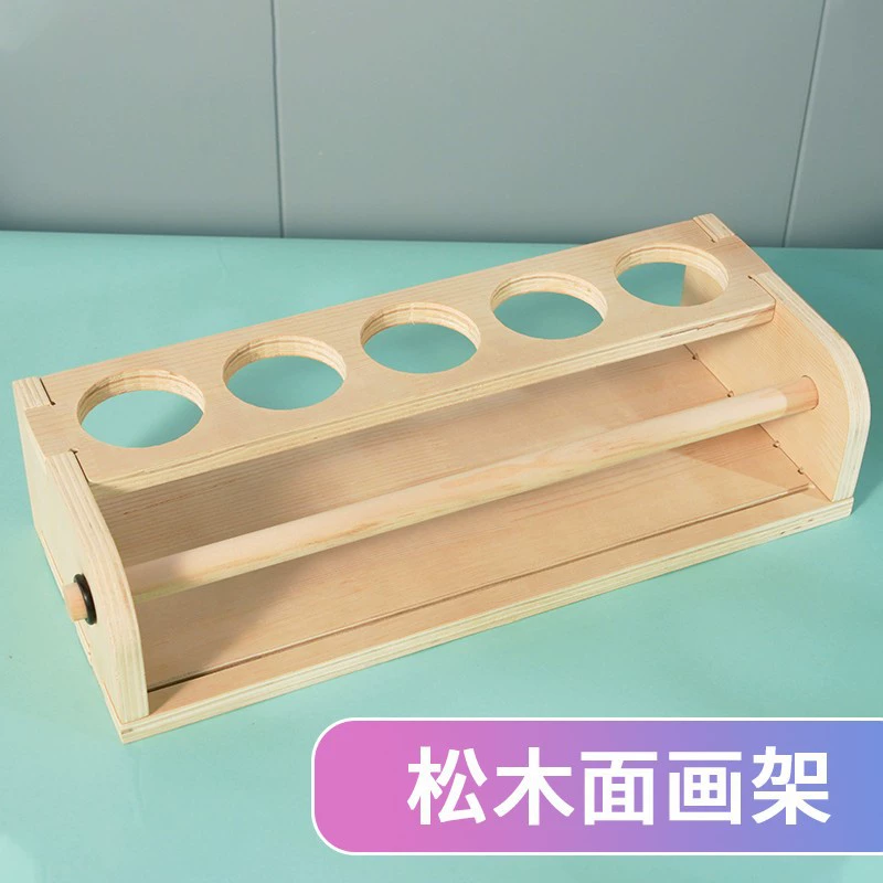 Children's table storage system, toilet paper, drawing paper, scroll for kindergarten, drawing apron, set