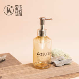 经典150ml/300ml电镀泵头洗发水护发素瓶洗护用品斜肩塑料包装瓶