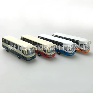 Модель автобуса 1:100 цветная 1:200