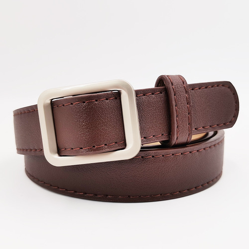 【Factory Wholesale】Women's Belt, Simple No-Stitch Hole-Free Student Casual Decorative Belt