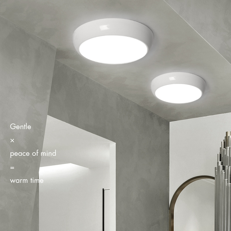 lámpara de techo led mayorista pasillo cocina baño balcón inodoro a prueba de insectos humedad simple protección de ojos tres lámparas de protección