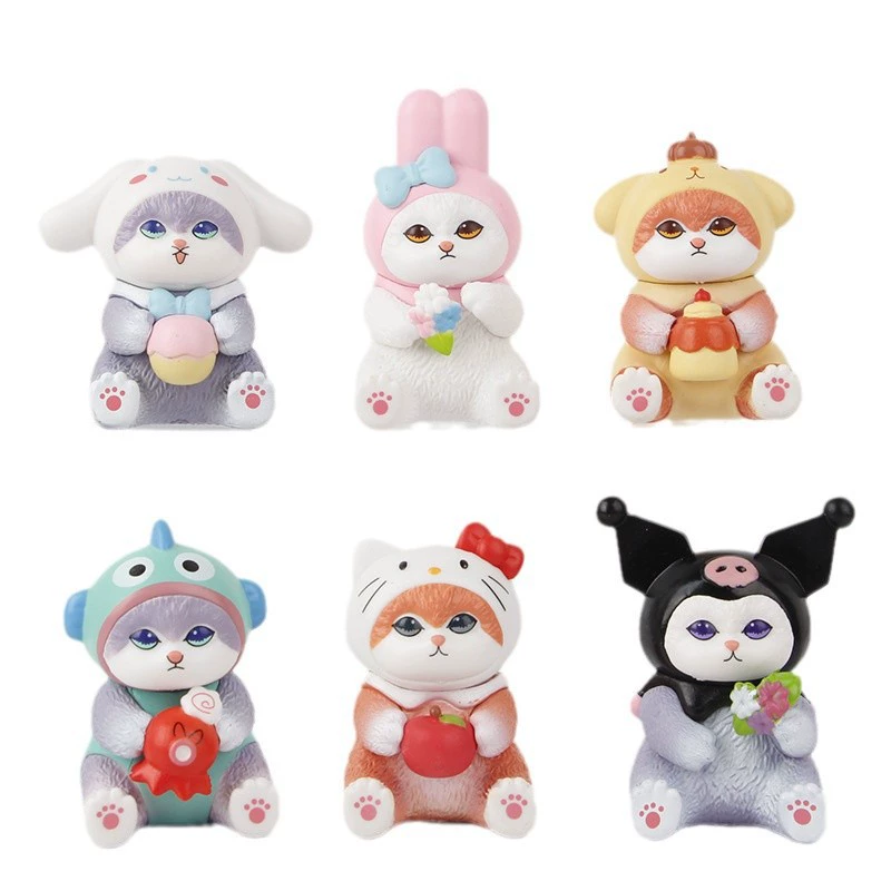 Милый корректор позы, акула, игрушка, кукла, котёнок, capsule toy