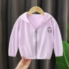 Silk purple sun protection clothing