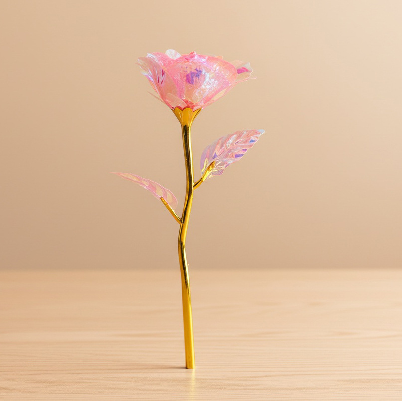 Jiao Yan flores eternas flores bonos de oro simulación del día de la madre creativo regalos del día de San Valentín regalos al por mayor transfronterizos