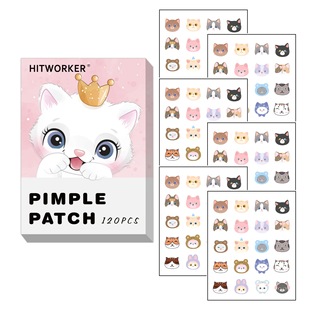 Cross-border special for new cartoon design tea tree oil-water colloid acne patch mild does not stimulate 120pcs