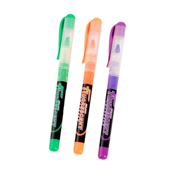 Papelería creativa resaltador de color líquido recto gran capacidad estudiante diario carrera clave marcado pluma