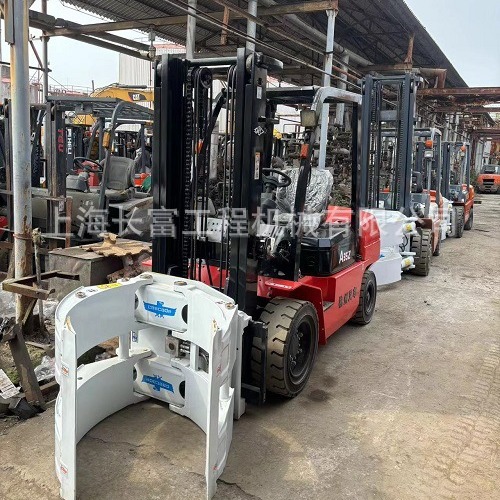 原版油漆合力3吨自动档升高3.5米配卡斯卡特二手圆抱夹 二手包夹