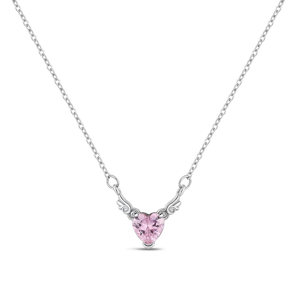 Ожерелье Fuchsia маленького дизайна, платиновая цепочка для сумки-ключницы, лёгкая роскошь 9×6 см