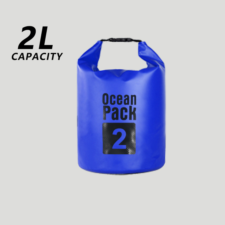 Mochila bandolera individual para exteriores, bolsa de almacenamiento para la playa, equipo de rafting, bolsa impermeable y gruesa para la playa