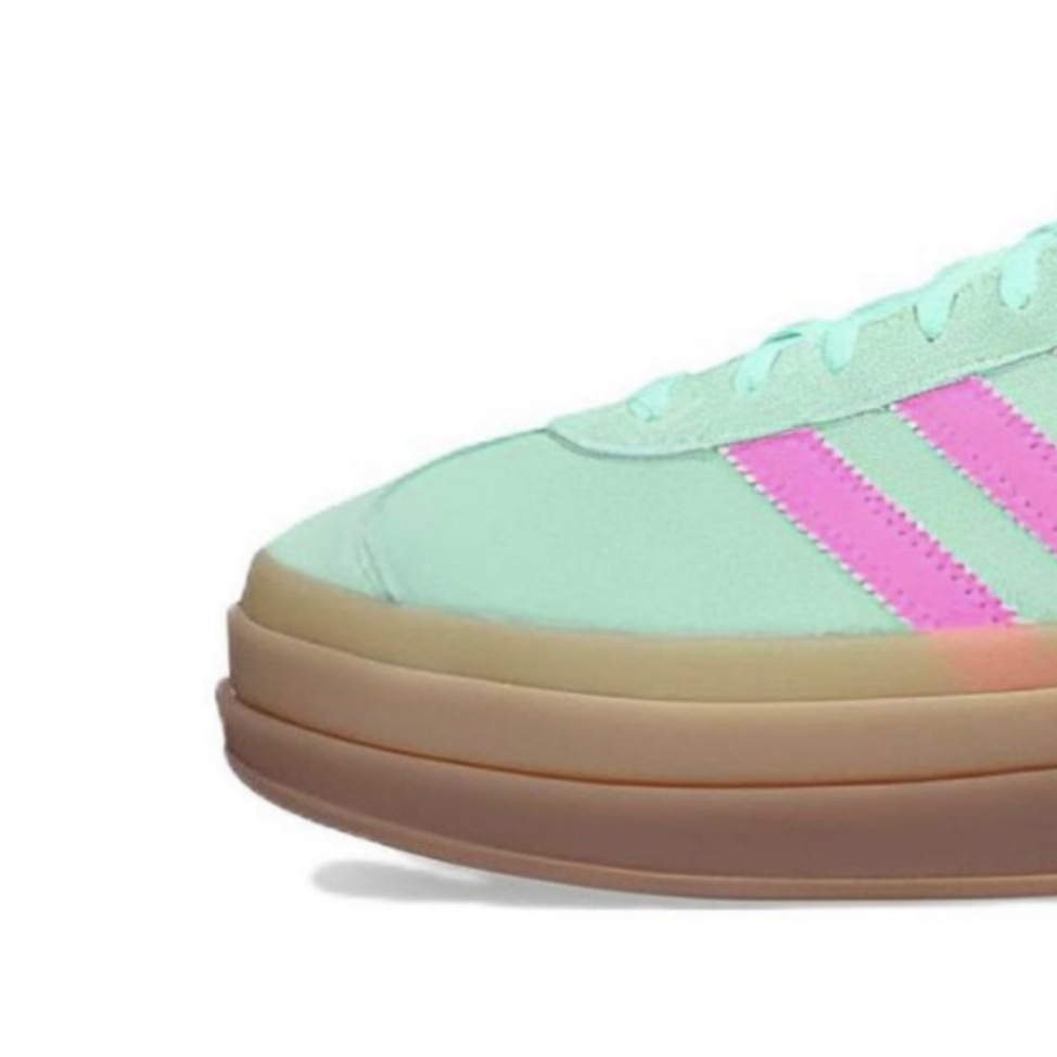 연한 녹색 분홍색 표시