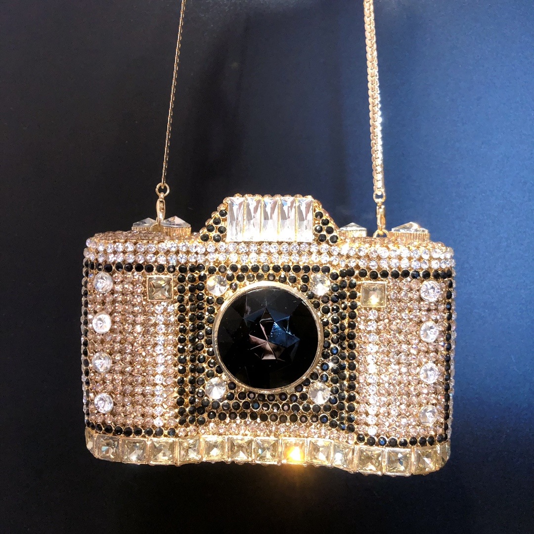 Stone clutch transfronterizo cámara de diamantes bolsa de cena lujosa bolsa de noche bolsa de mujer bolsa de diamantes de mano europea y americana